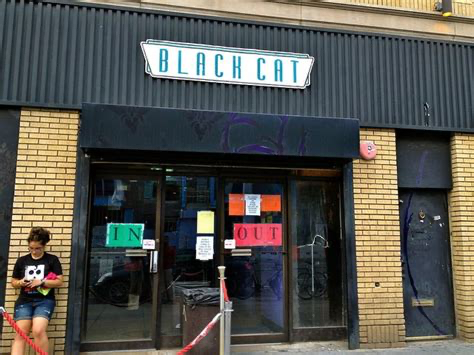 Black Cat outside view of venue